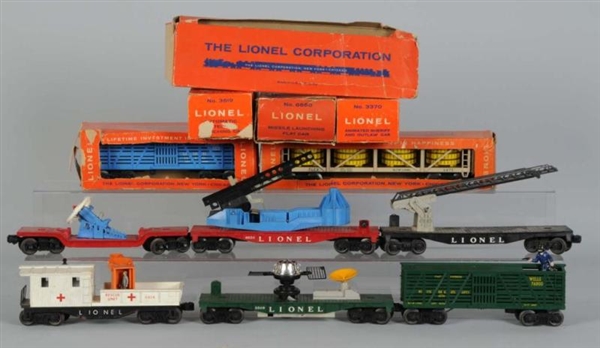 8-PIECE LIONEL ROLLING STOCK LOT IN OB            