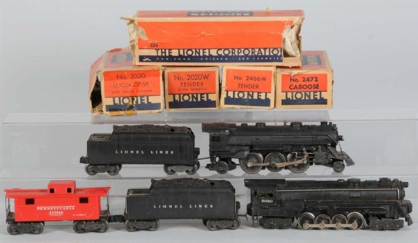 LOT OF LIONEL TRAINS IN OB                        