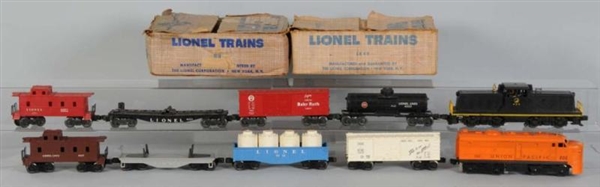 LOT OF 2: LIONEL FREIGHT TRAIN SETS IN ORIG BOXES 