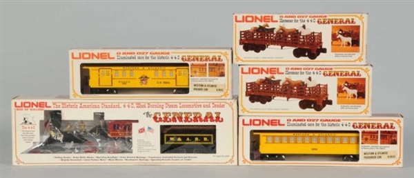 LIONEL 5-PIECE EARLY MPC GENERAL PASSENGER SET OB 