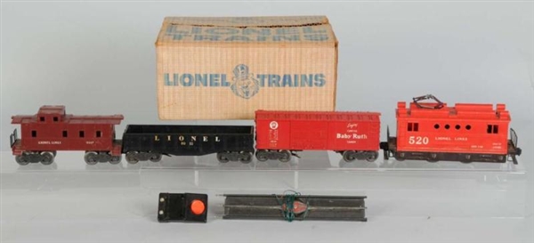 LIONEL NO520 O-GAUGE BOX CAB FREIGHT  IN OB       