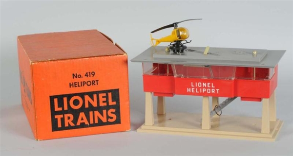 LIONEL NO. 419 HELIPORT IN OB                     