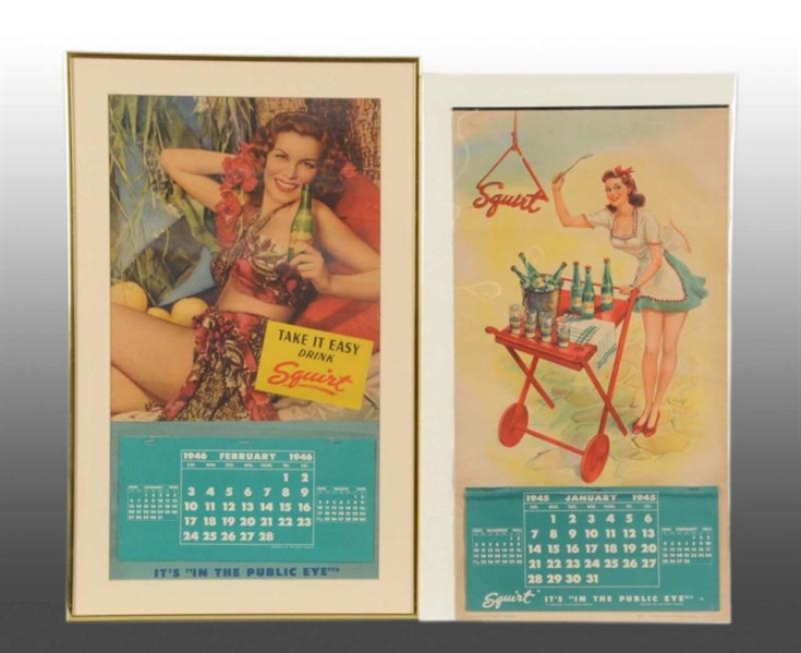 LOT OF 2: SQUIRT CALENDARS .                      