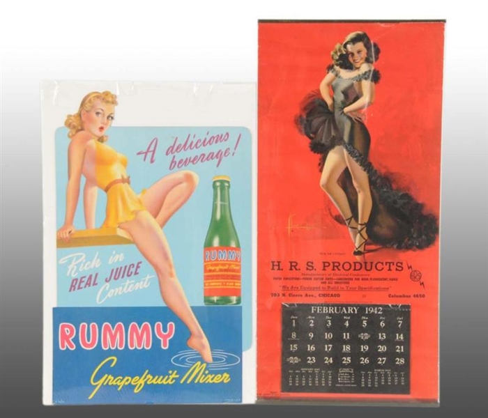 LOT OF 2: ASSORTED ADVERTISING ITEMS.             