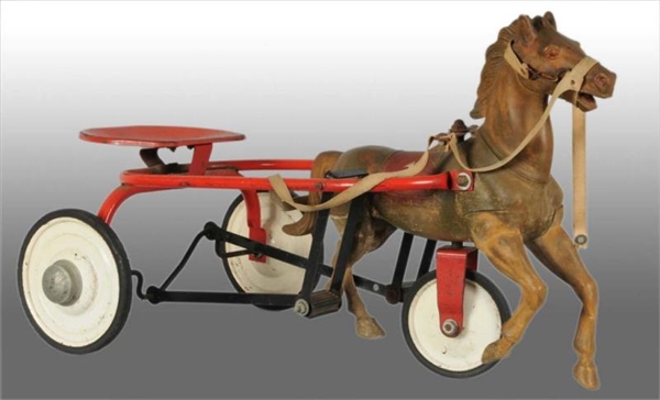 HORSE-DRAWN PEDAL TOY.                            