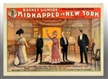 PAPER LITHO "KIDNAPPED IN NEW YORK" PLAY POSTER.  