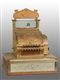 BRASS WITH MARBLE-BASE NATIONAL CASH REGISTER.    