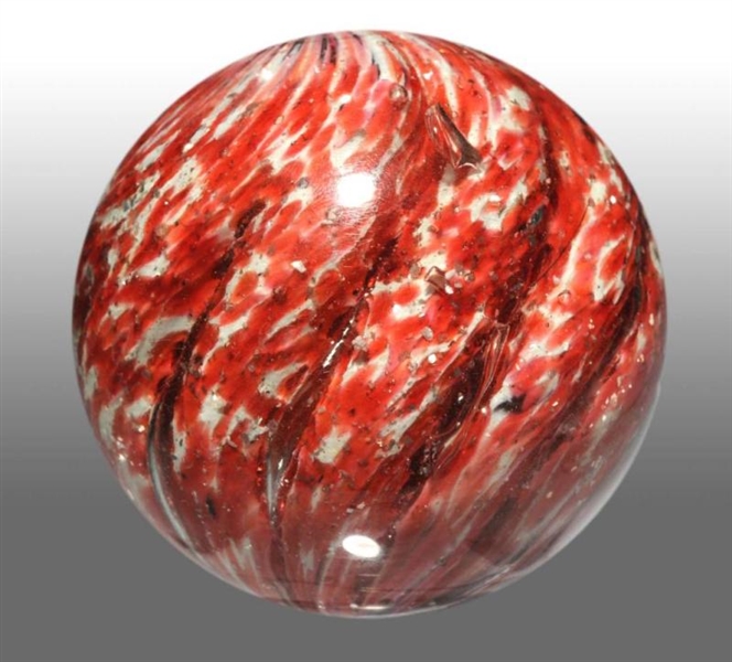 LOBED ONIONSKIN MARBLE WITH MICA.                 