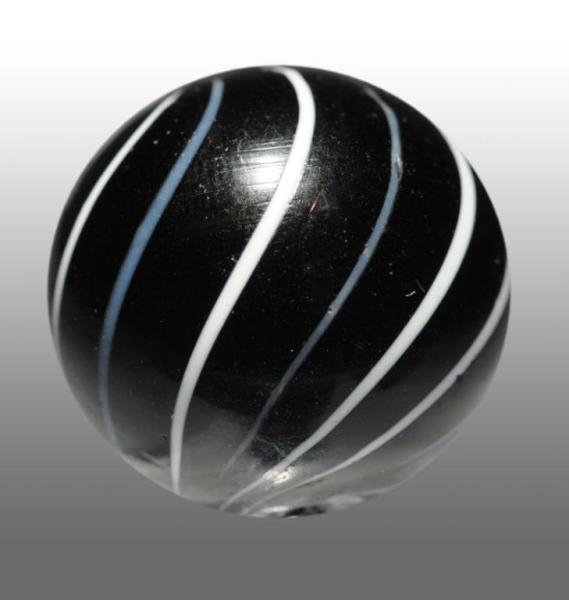 BLACK OPAQUE CLAMBROTH MARBLE.                    