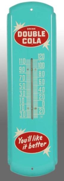TIN DOUBLE COLA THERMOMETER.                      