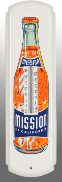 TIN MISSION OF CALIFORNIA THERMOMETER.            