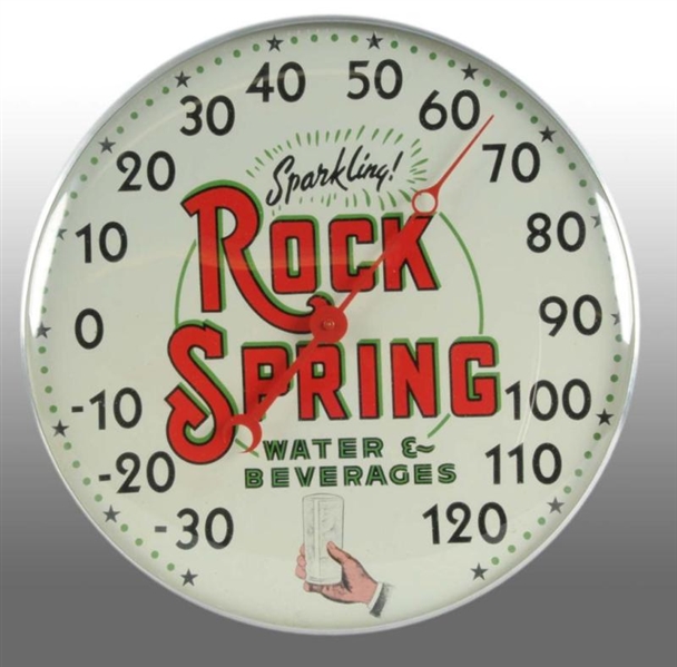 ROCK SPRING ROUND THERMOMETER.                    