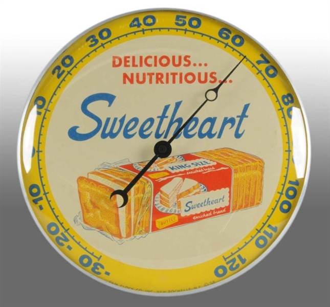 SWEETHEART BREAD ROUND THERMOMETER.               