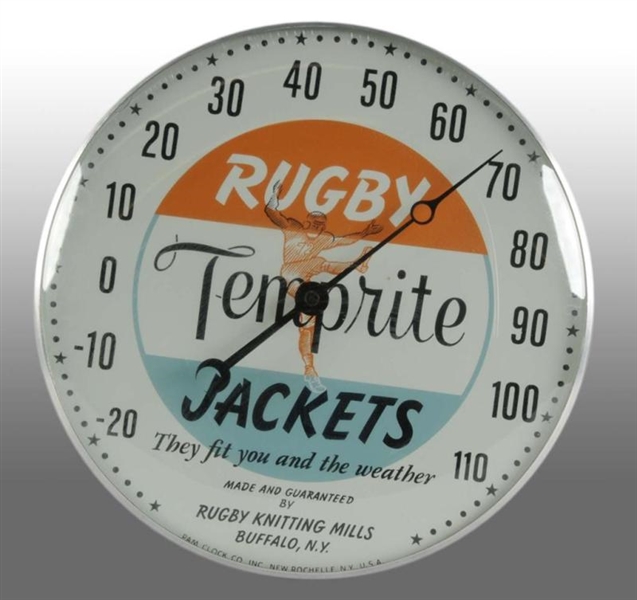 RUGBY TEMPRITE JACKETS ROUND PAM THERMOMETER.     