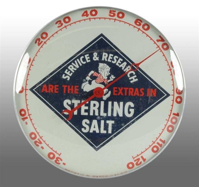 STERLING SALT ROUND PAM THERMOMETER.              
