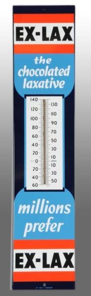 PORCELAIN EX-LAX THERMOMETER.                     