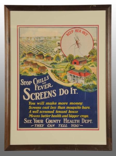 PAPER POSTER PROMOTING THE USE OF SCREENS IN SOUTH