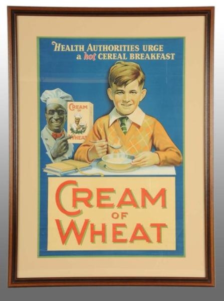 PAPER CREAM OF WHEAT POSTER.                      