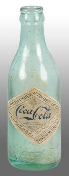 COCA-COLA STRAIGHT-SIDED BOTTLE FROM BIRMINGHAM.  