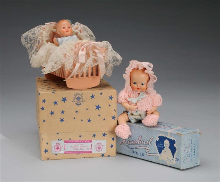 LOT OF 2: BOXED BABY DOLLS.                       