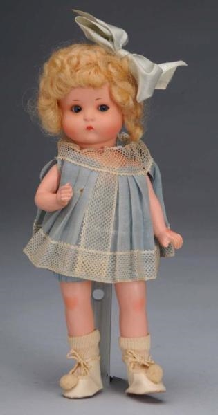 TOTALLY ORIGINAL PAINTED BISQUE JUST ME DOLL.     