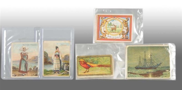 LOT OF EARLY TOBACCO CARDS.                       