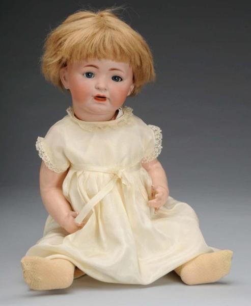 LARGE BISQUE CHARACTER BABY DOLL                  