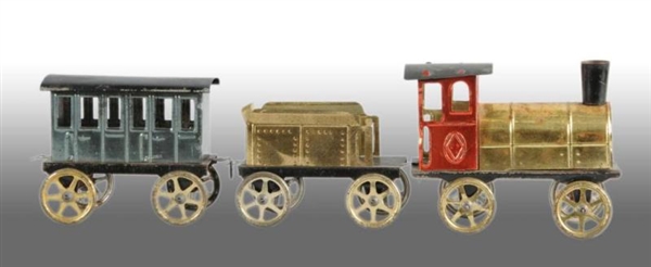 TIN EARLY FRENCH TRAIN SET.                       