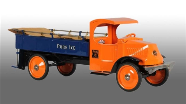 PRESSED STEEL STEELCRAFT PURE ICE COMPANY TRUCK.  
