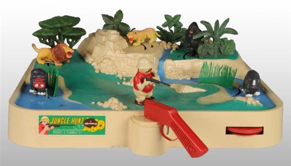 PLASTIC HUBLEY JUNGLE HUNT BATTERY OPERATED GAME. 