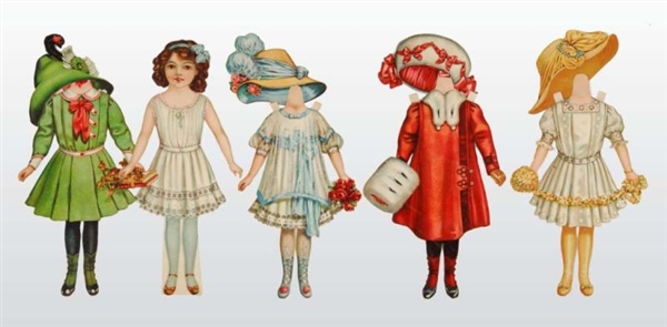 LOT OF "LUCY LOVELAND" PAPER DOLL.                
