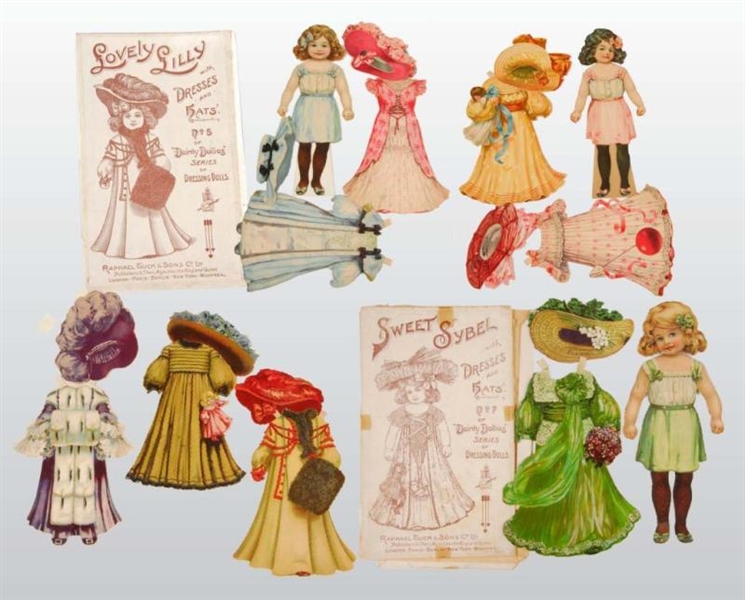 LOT OF TUCK "DAINTY DOLLIES" PAPER DOLLS.         