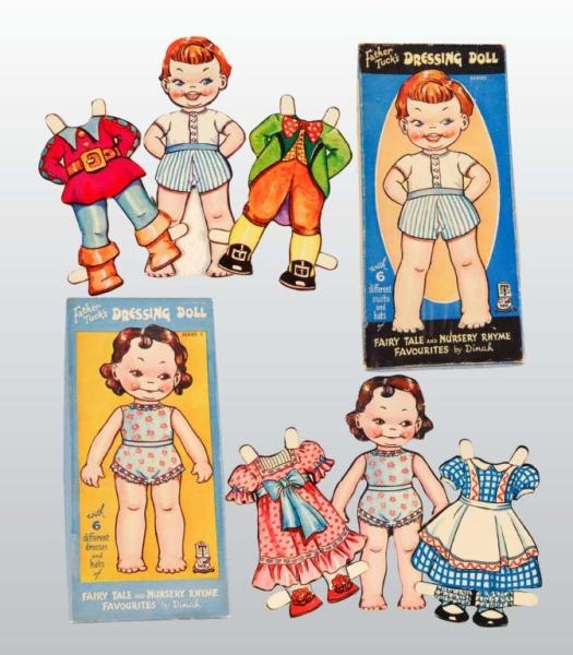 LOT OF BOXED TUCK PAPER DOLLS.                    