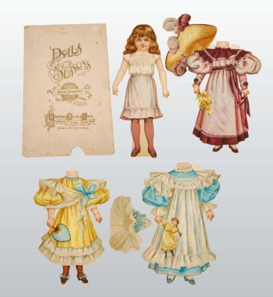 LOT OF 2: "DOLLS FOR ALL SEASONS" PAPER DOLLS.    