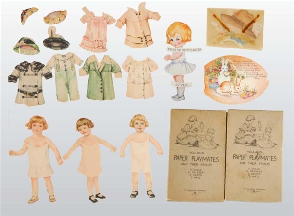 LOT OF PAPER DOLLS AND PAPER DOLL GREETING CARDS. 