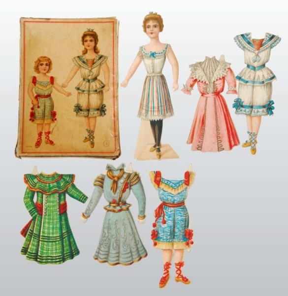 LOT OF LOVELY YOUNG LADIES PAPER DOLLS.           