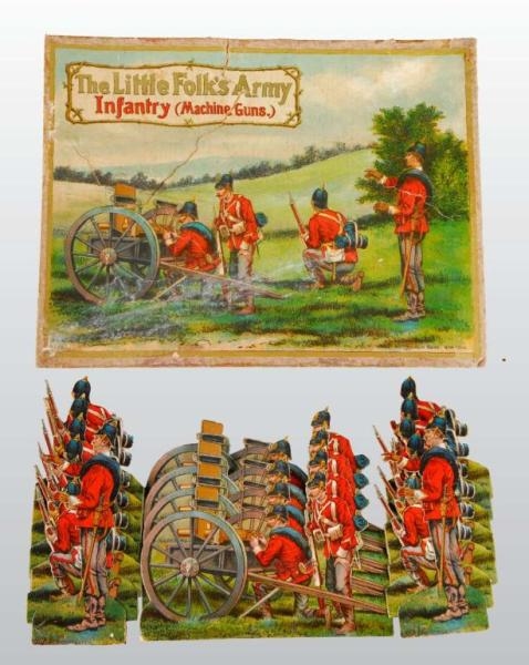 LOT OF "LITTLE FOLK’S ARMY" PAPER TOY.            