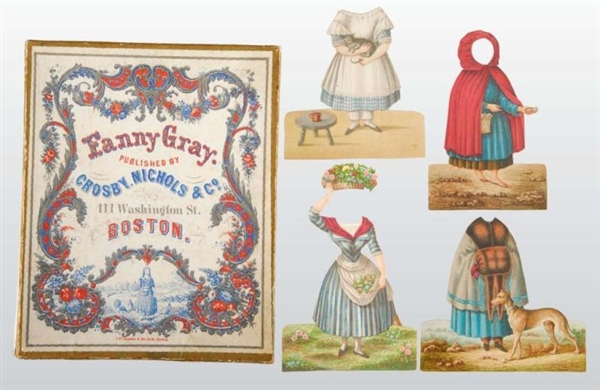 LOT OF "FANNY GRAY" BOXED PAPER DOLL.             