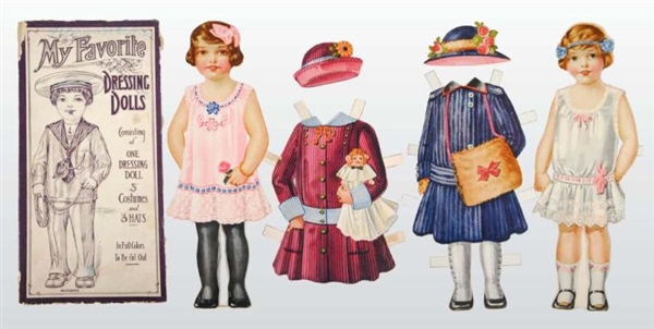 LOT OF AMERICAN COLORTYPE PAPER DOLLS.            