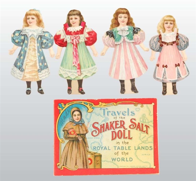 LOT OF 2: ADVERTISING PAPER DOLL SETS.            