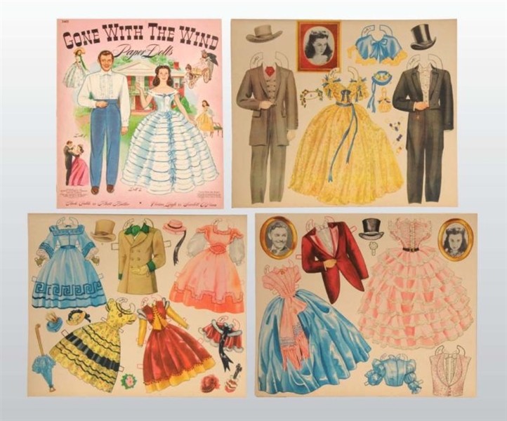 LOT OF "GONE WITH THE WIND" PAPER DOLLS.          