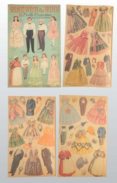 LOT OF "GONE WITH THE WIND PAPER DOLLS".          