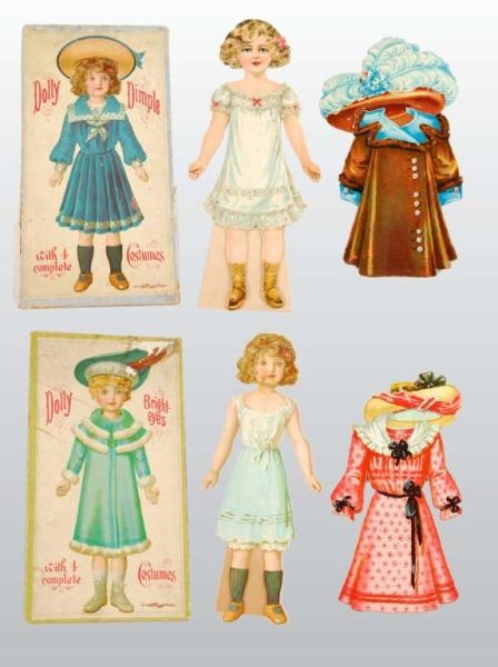 LOT OF 2: BOXED SPEAR COMPANY PAPER DOLLS.        