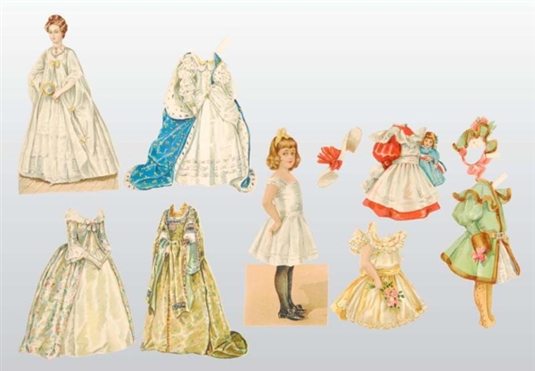 LOT OF FREDERICK STOKES PAPER DOLLS.              