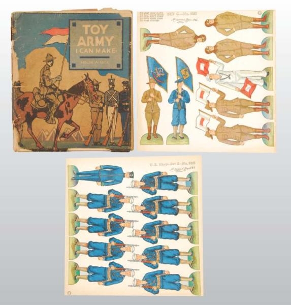 LOT OF MILITARY RELATED PAPER DOLLS.              