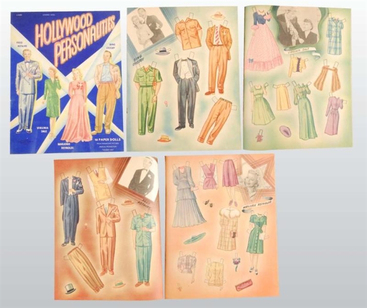 LOT OF "HOLLYWOOD PERSONALITIES" PAPER DOLL.      
