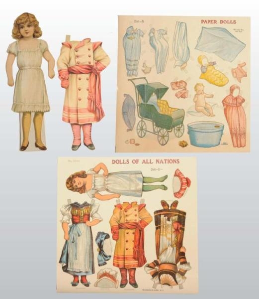 LOT OF PAPER DOLL BOOKS.                          