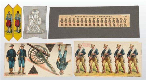 LOT OF MILITARY PAPER DOLLS.                      