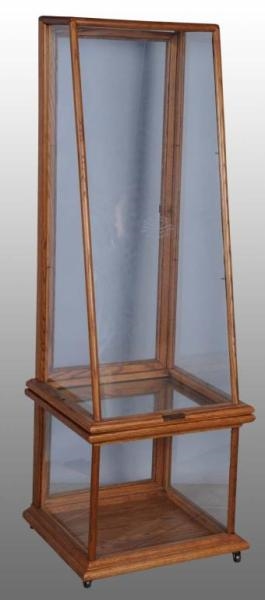 LARGE COUNTRY STORE CIGAR DISPLAY CASE.           