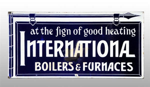 PORCELAIN INTERNATIONAL BOILERS & FURNACES FLANGE.